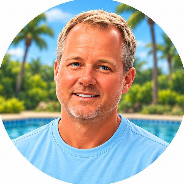 Chris, Sharkey Pools team member